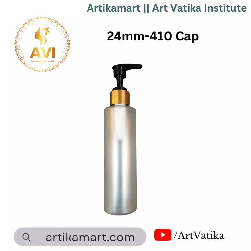 24mm-410 Cap DISPENSER BLACK WITH GOLDEN SLEEVE