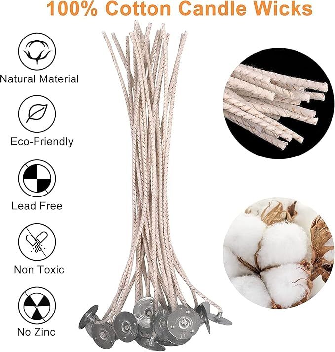 Candle Wicks - ECO Braided - 9 inch 100pc