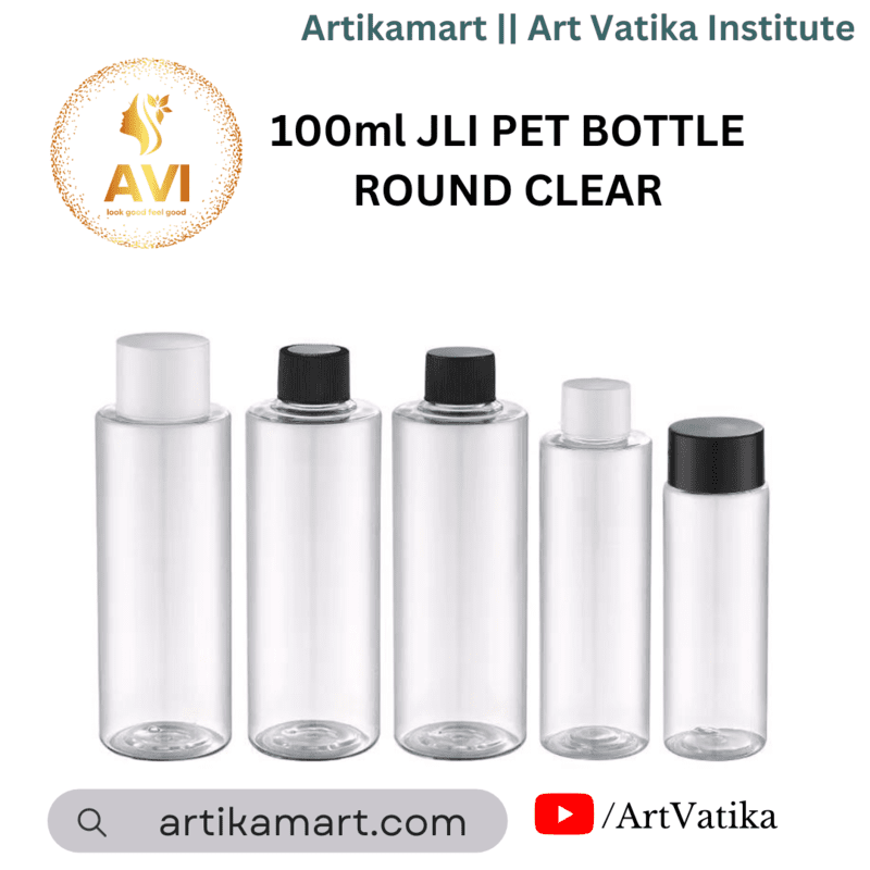 100ml JLI Pet Bottle FROSTED- 20mm NECK