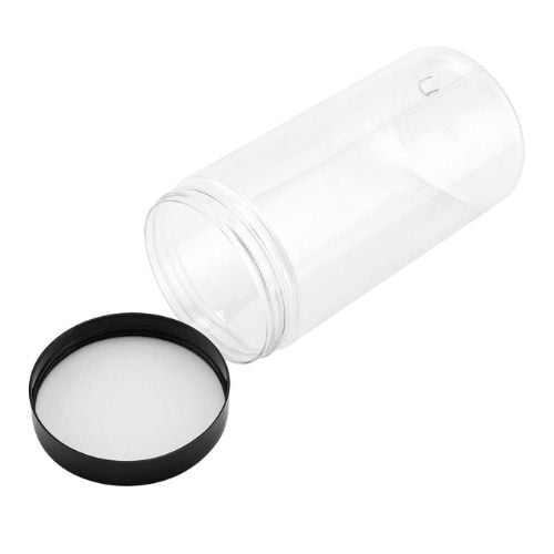 900ml Round PET Jar + 83mm BLACK Cap