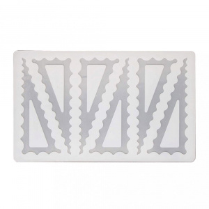 Silicon Mold Chocolate Garnish Sheet - 9