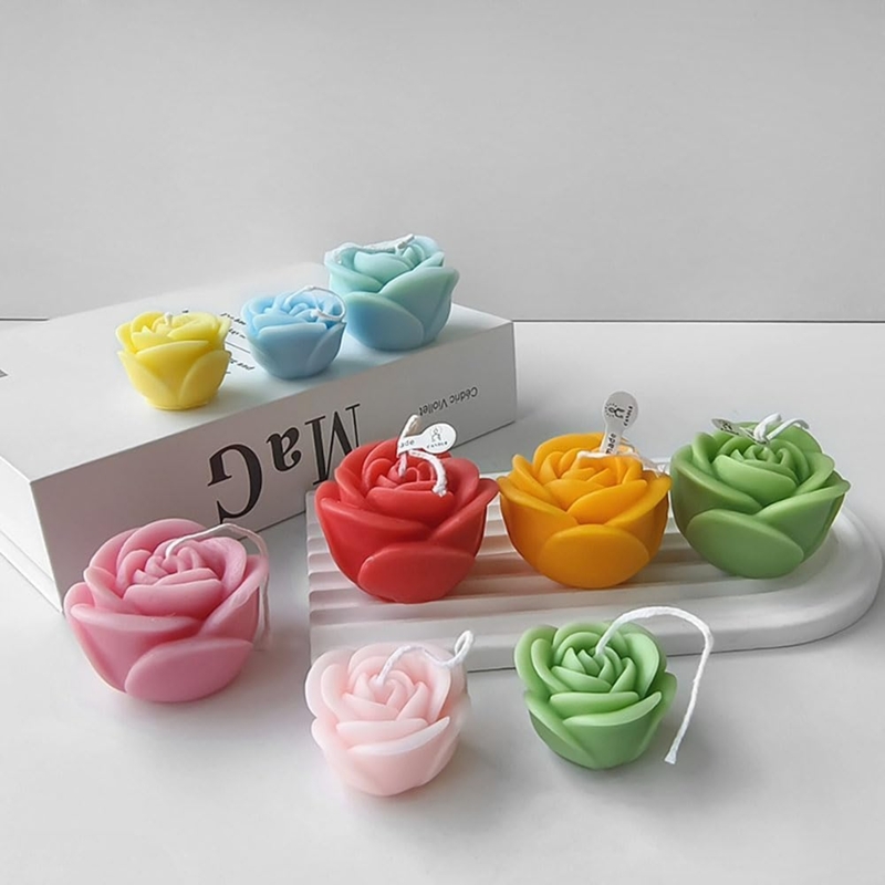 Silicon Mold Candle 3D Rose (Small)