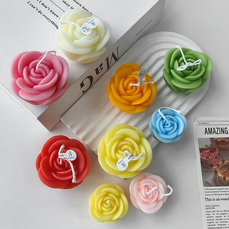 Silicon Mold Candle 3D Rose (Small)