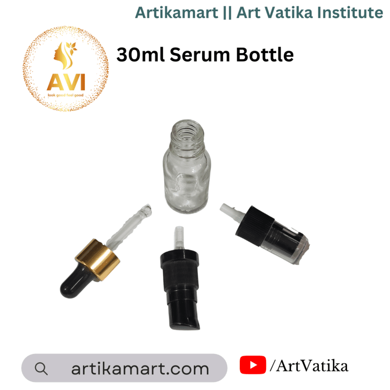 30 ml Serum Bottle CLEAR 18mm NECK