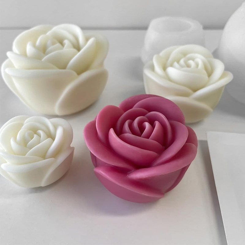 Silicon Mold Candle 3D Rose (Small)