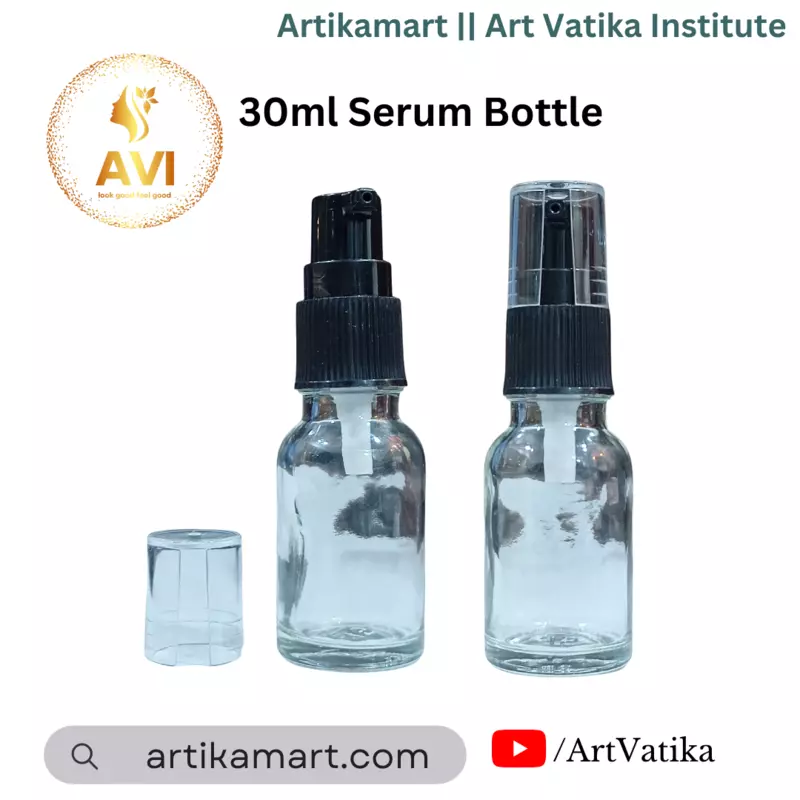 30 ml Serum Bottle CLEAR 18mm NECK