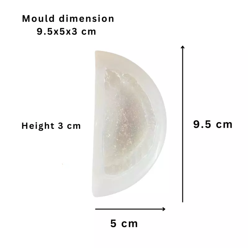 Silicon Mold Candle Gujiya 2
