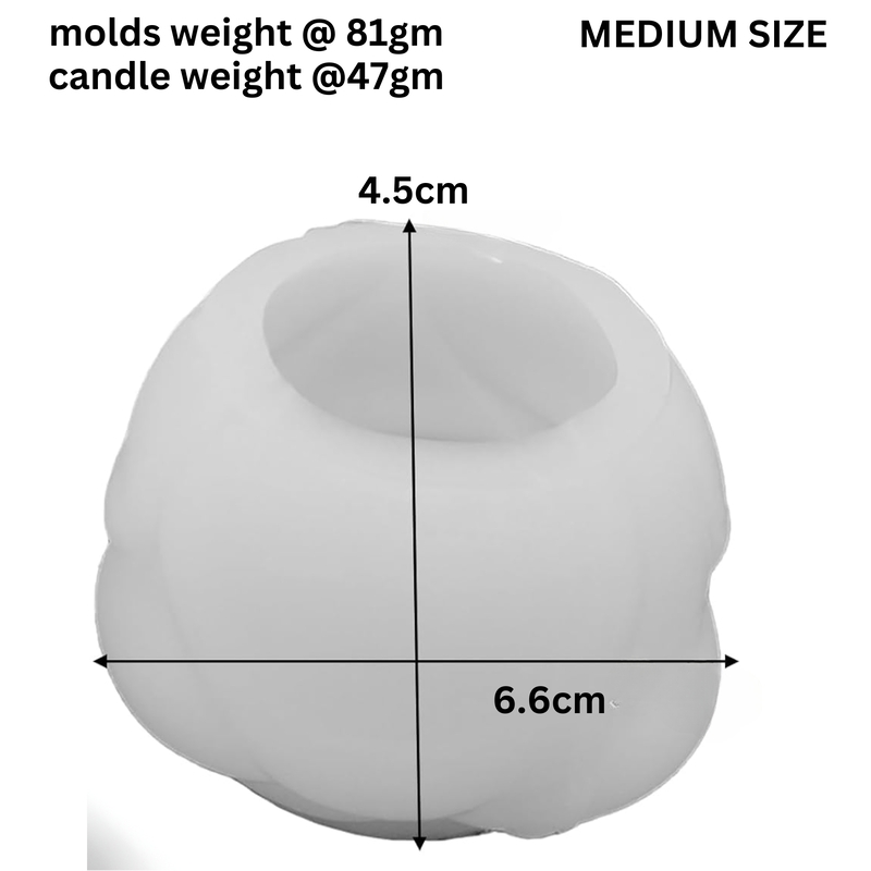 Silicon Mold Candle 3D Rose (Medium)