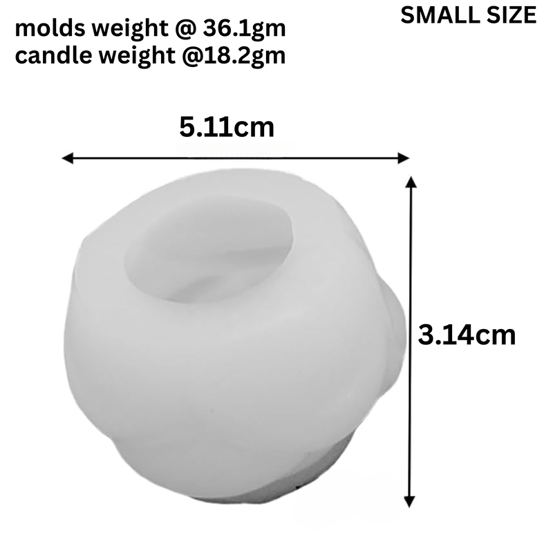 Silicon Mold Candle 3D Rose (Small)