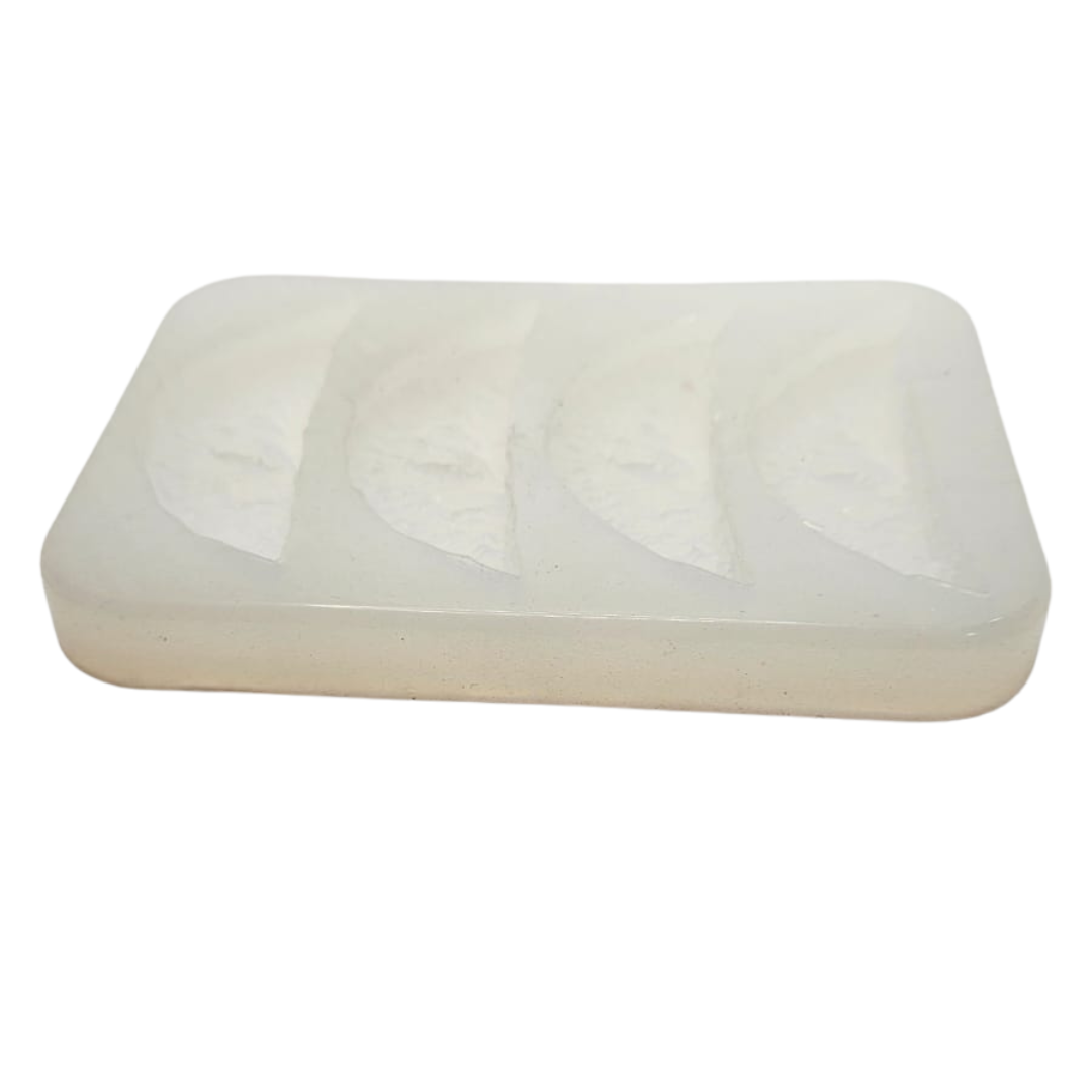Silicon Mold Candle Orange Slice 4 Cavity Silicon Mold Candle Orange Slice 4 Cavity