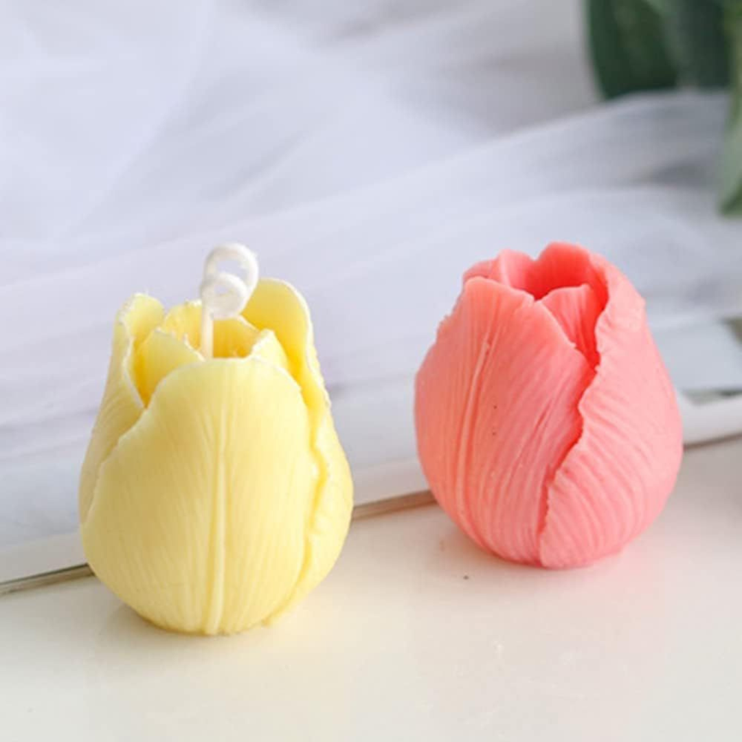 Silicon Mold Candle Tulip Flower - 2