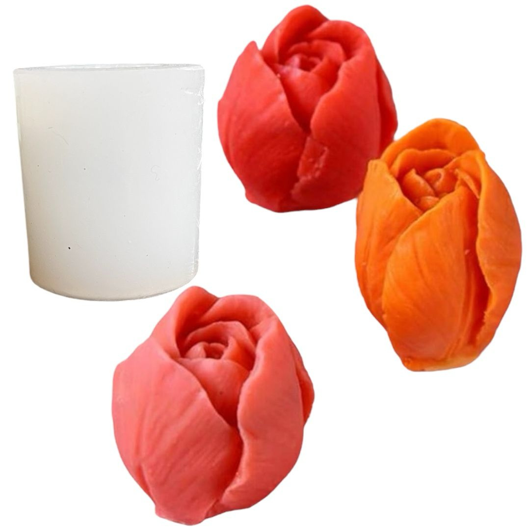 Silicon Mold Candle Tulip Flower - 2