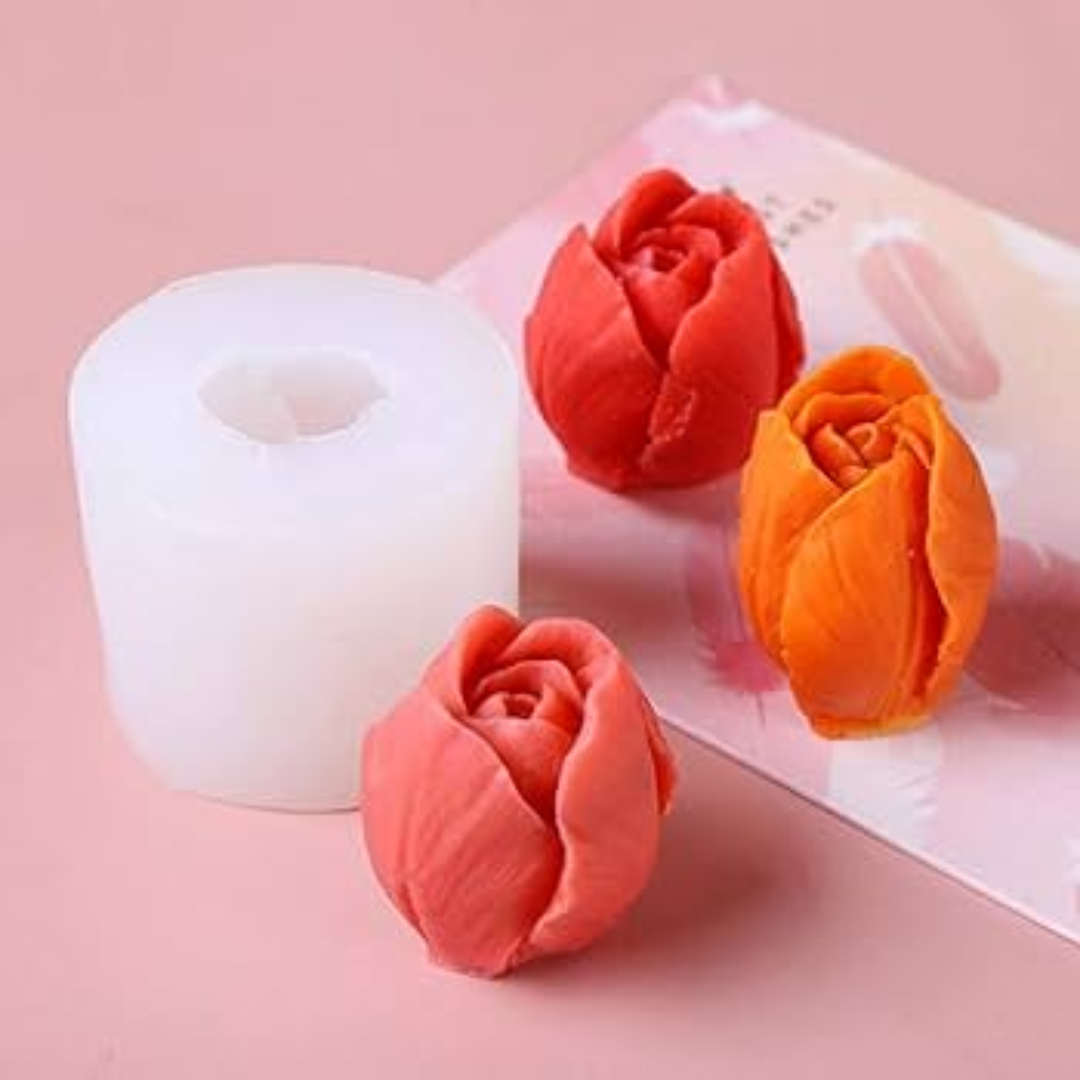 Silicon Mold Candle Tulip Flower - 2