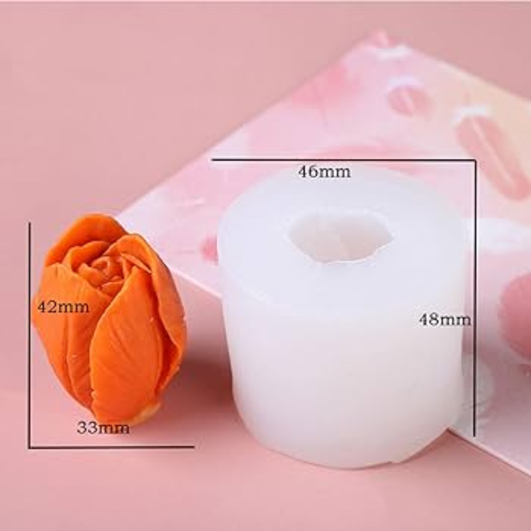 Silicon Mold Candle Tulip Flower - 2