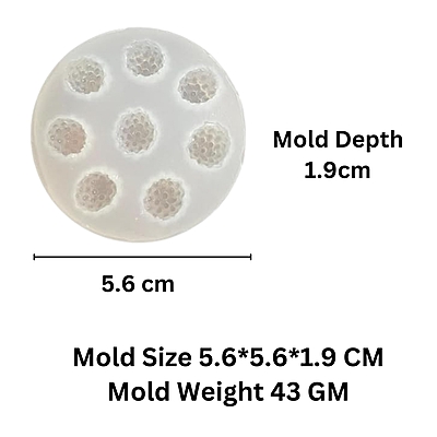 Silicon Mold Candle Kiwi Slice Silicon Mold Candle Kiwi Slice