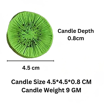 Silicon Mold Candle Kiwi Slice Silicon Mold Candle Kiwi Slice