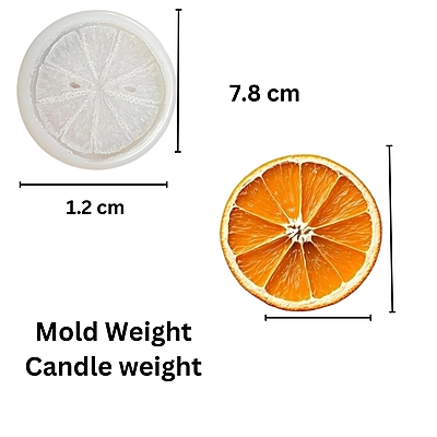 Silicon Mold Candle Kiwi Slice Silicon Mold Candle Kiwi Slice