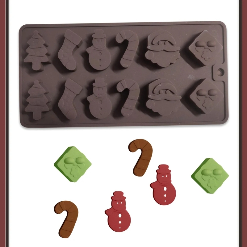 Silicon Mold Christmas Theme - 12 Cavity - 05-15g