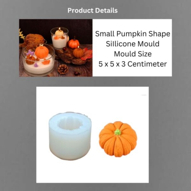 Silicon Mold Candle Pumpkin Single Cavity