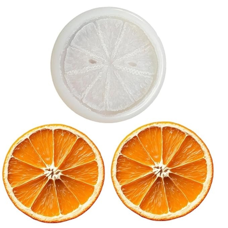 Silicon Mold Candle Big Orange Slice