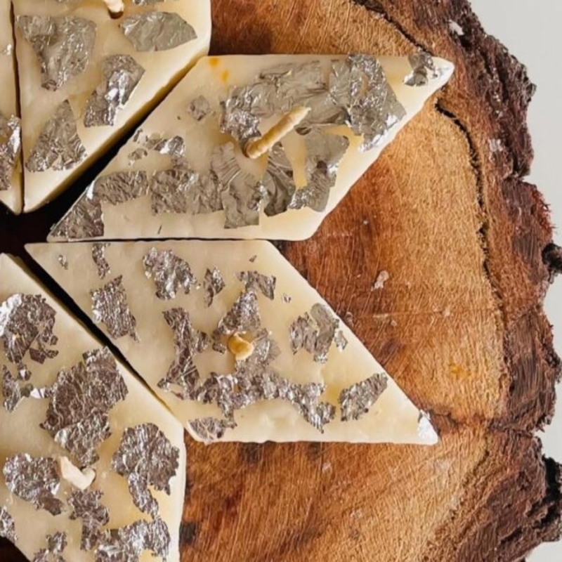 Silicon Mold Candle Kaju Katli - 3 Cavity