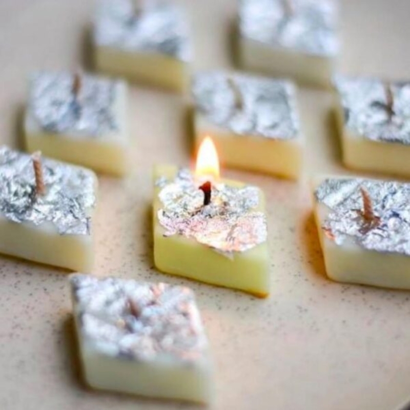 Silicon Mold Candle Kaju Katli - 3 Cavity