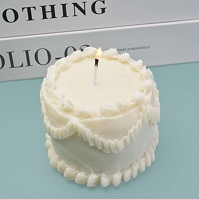 Silicon Mold Candle Birthday Cake - BIG