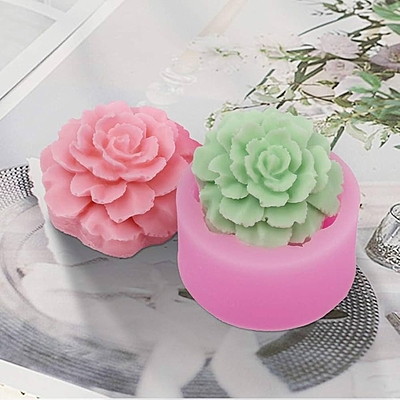 Silicon Mold Candle Marigold Small Flower 5.8gm