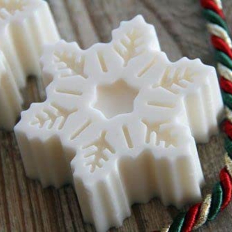 Silicon Mold Candle Christmas Snowflake