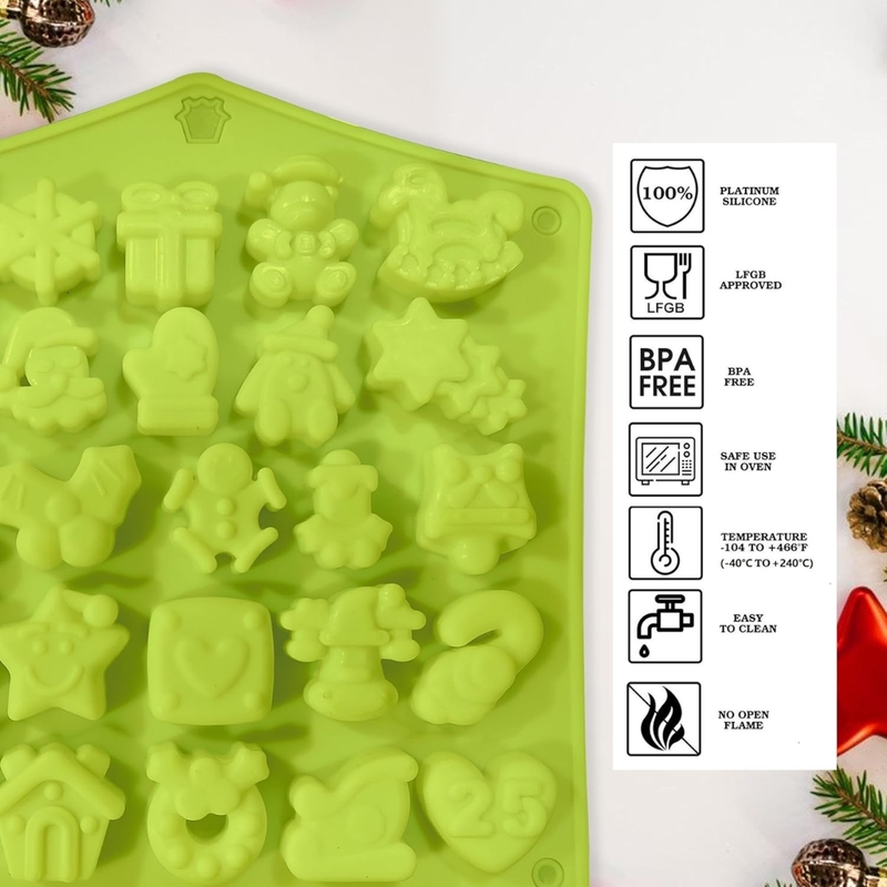 Mix assorted christmas mold-25cavity