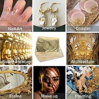 Paper Leaf Foil - Gold (10 Sheets)