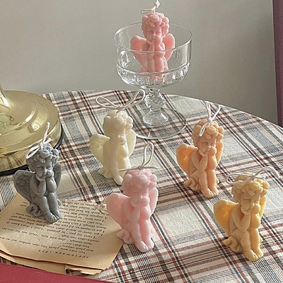 Silicon Mold Candle Cute Angle