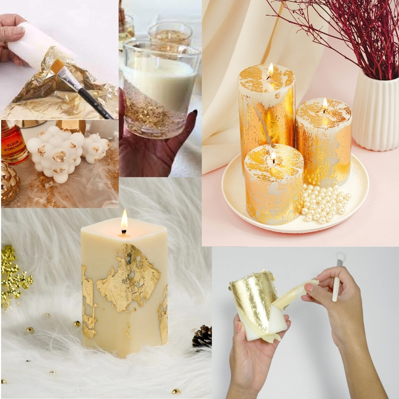 Paper Leaf Foil - Gold (10 Sheets)