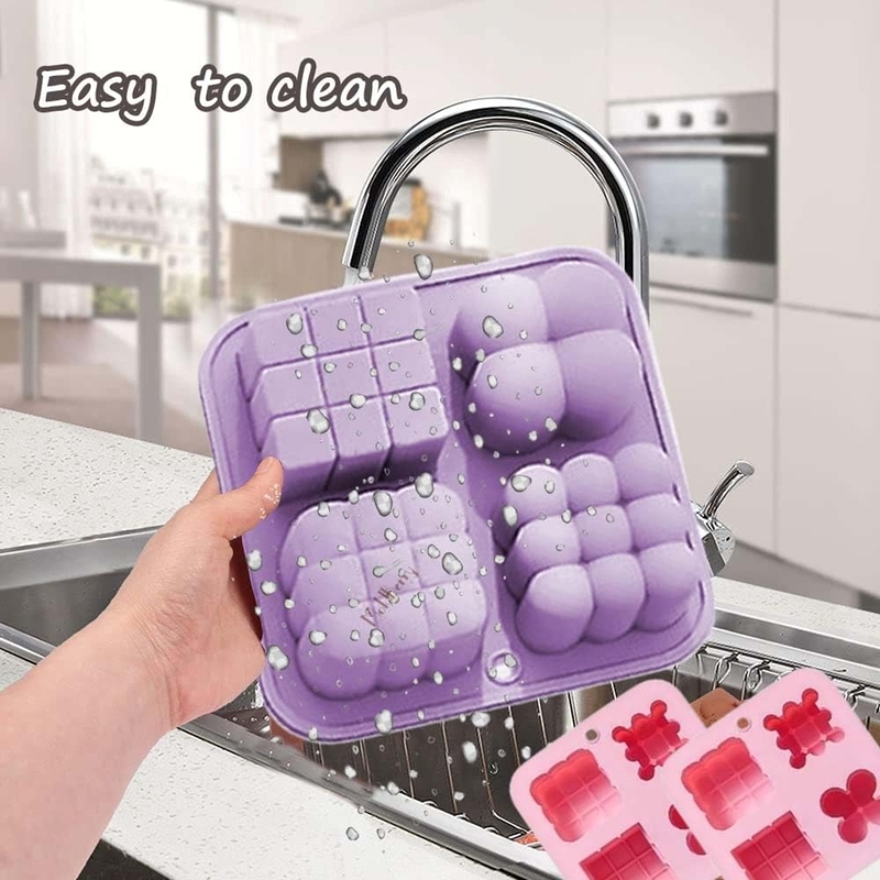 Silicon Mold CANDLE Bubble 4 Cavity