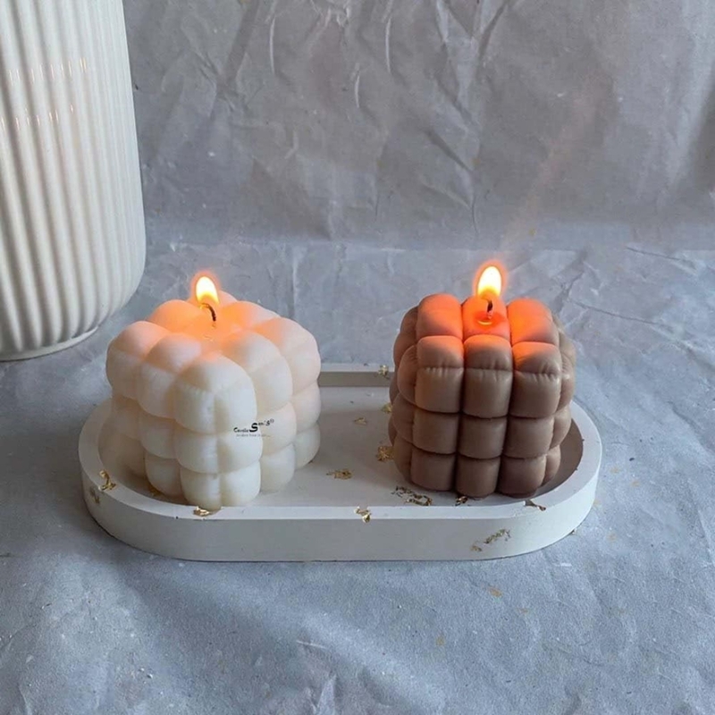 Silicon Mold CANDLE Bubble 4 Cavity