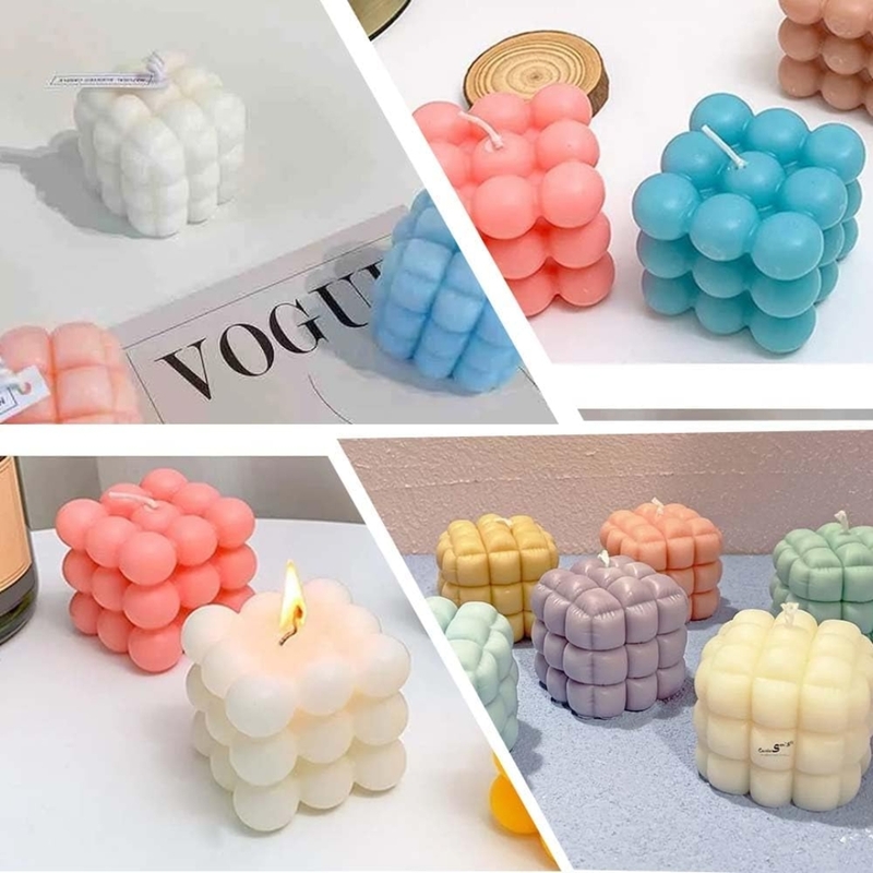 Silicon Mold CANDLE Bubble 4 Cavity