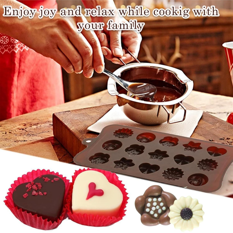Silicon Mold Chocolate Bon Bon Random Design