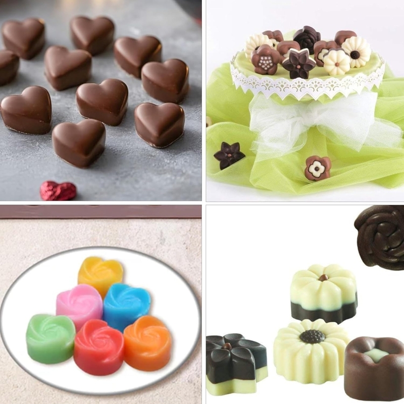 Silicon Mold Chocolate Bon Bon Random Design