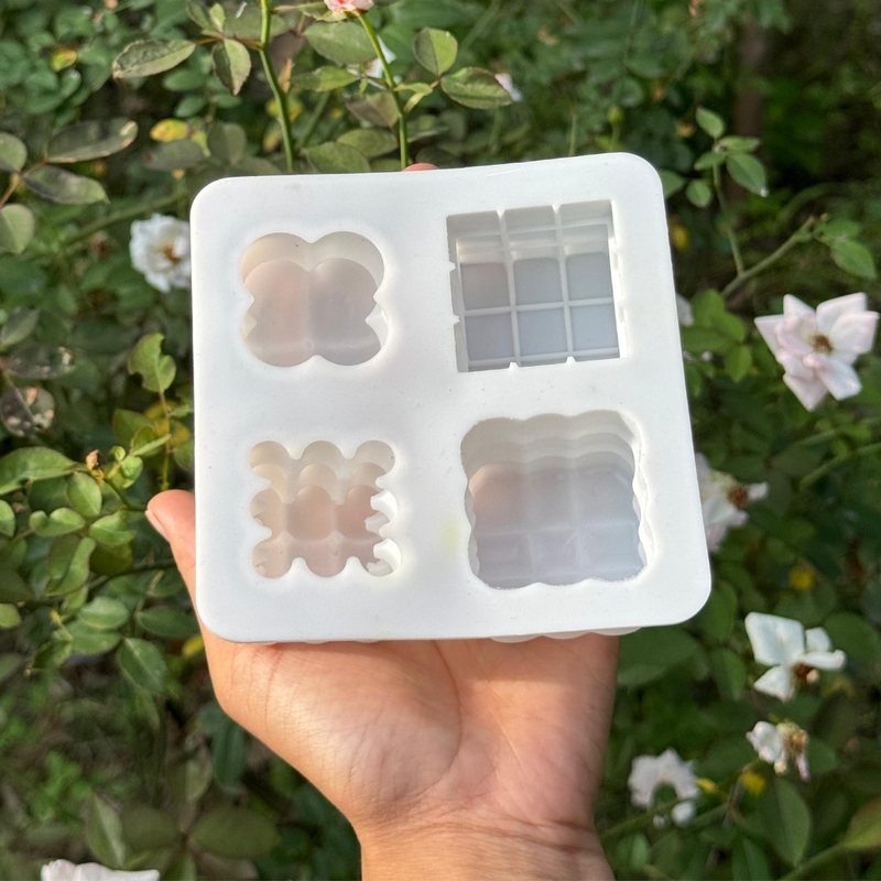 Silicon Mold CANDLE Bubble 4 Cavity