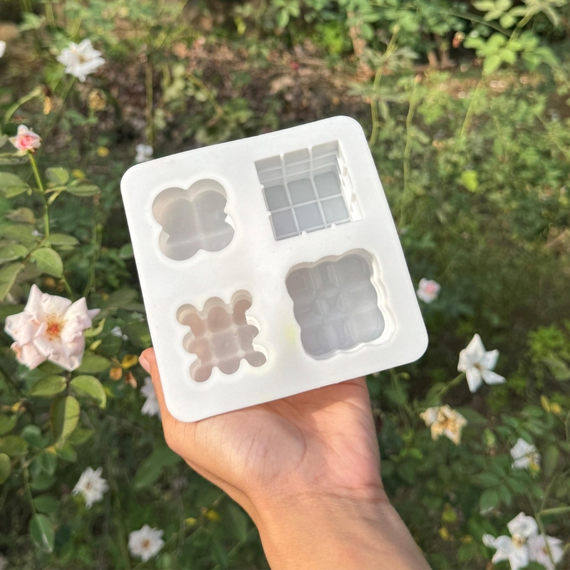 Silicon Mold CANDLE Bubble 4 Cavity