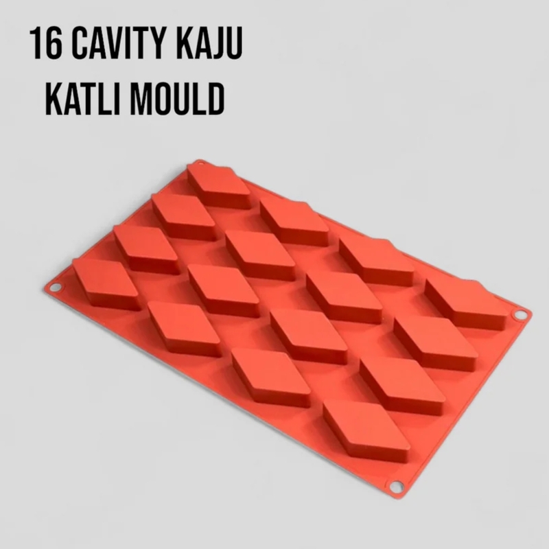 Silicon Mold Kaju Katli 16 Cavity