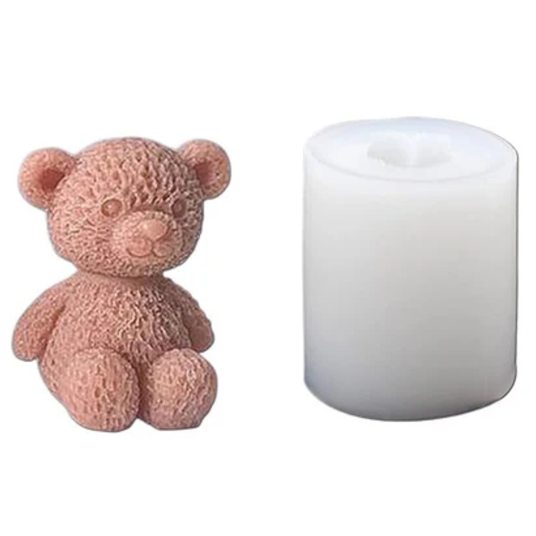 Silicon Mold Candle cartoon Teddy Bear