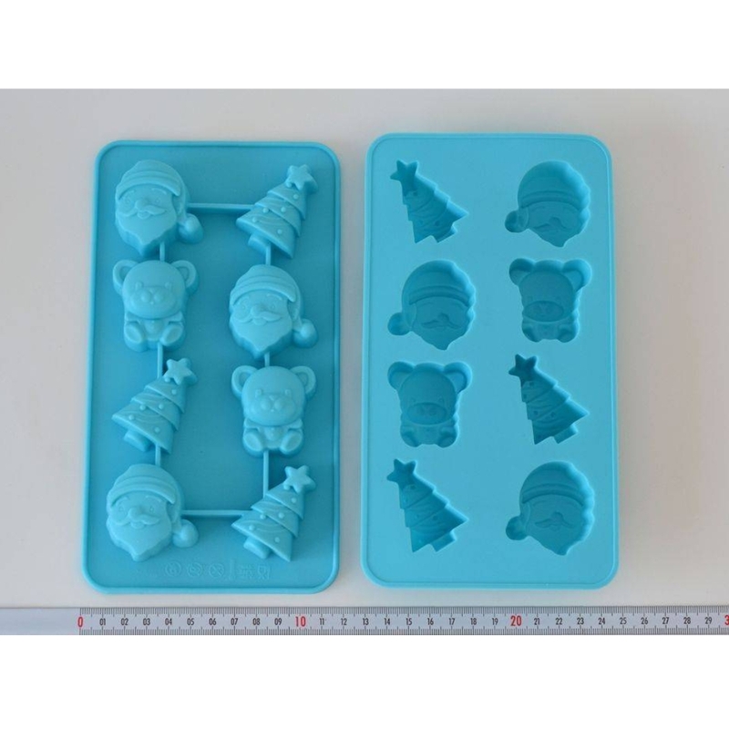 Silicon Mold Christmas Theme - 8 Cavity - 15-25g