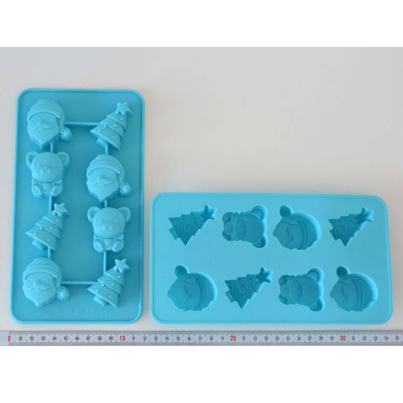 Silicon Mold Christmas Theme - 8 Cavity - 15-25g