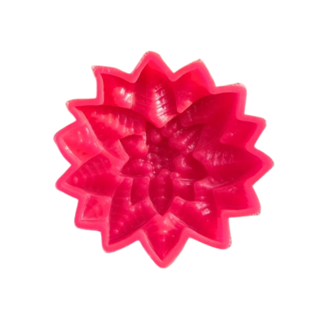 Silicon Mold Candle Flower Leaf Decor - Single Cavity