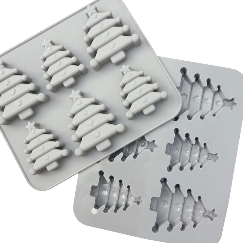 Silicon Mold Christmas Tree - 6 Cavity - 15-20g