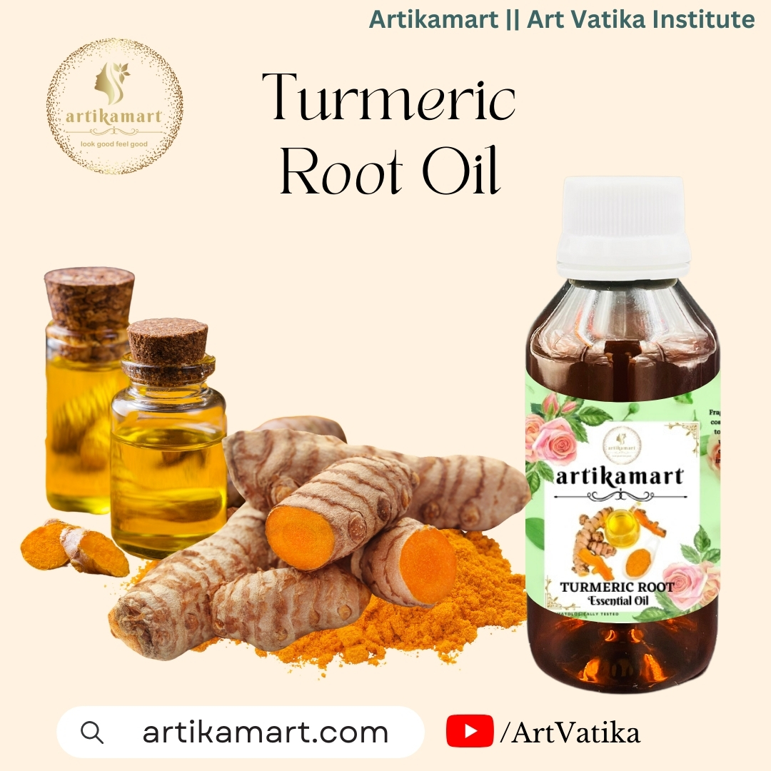 Premium Turmeric Root Oil - Natural and Vibrant Yellow - Liquid