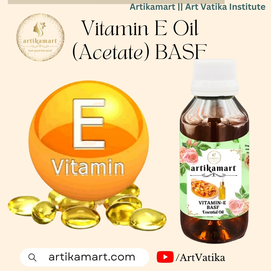 BASF Vitamin E for Cosmetic Use - High-Quality, Thick Formula for Skincare