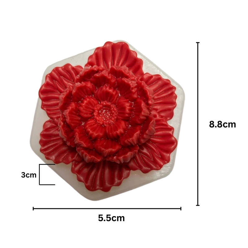 Silicon Mold Candle Multi Petals Lotus Flower