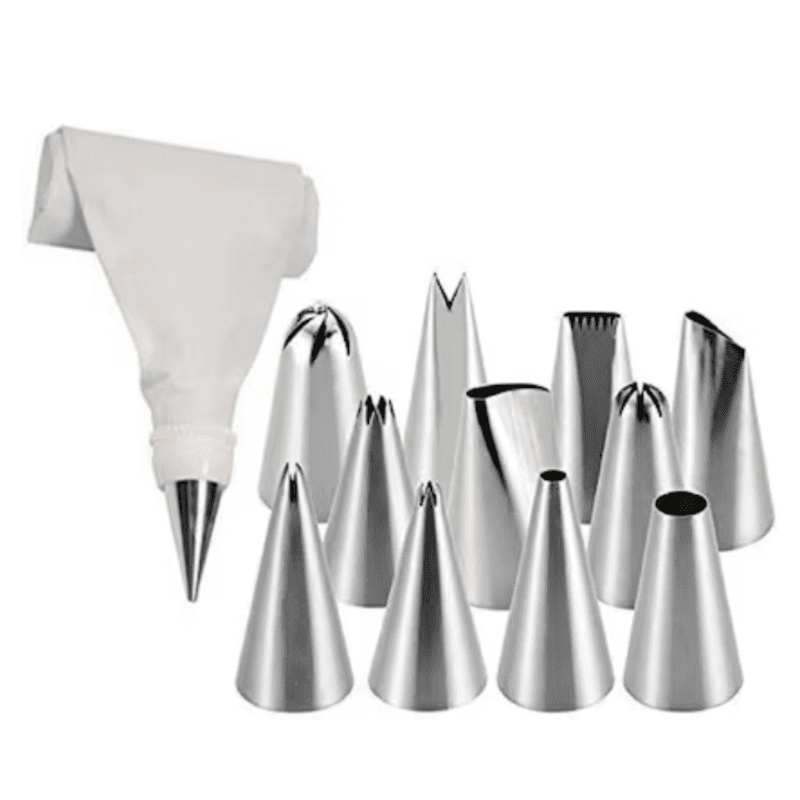 Cotton Piping Bag + 5 Nozzle